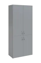 NN 5 - 84D skříň vysoká, 4-dveřová, 1800x800x400, šedá